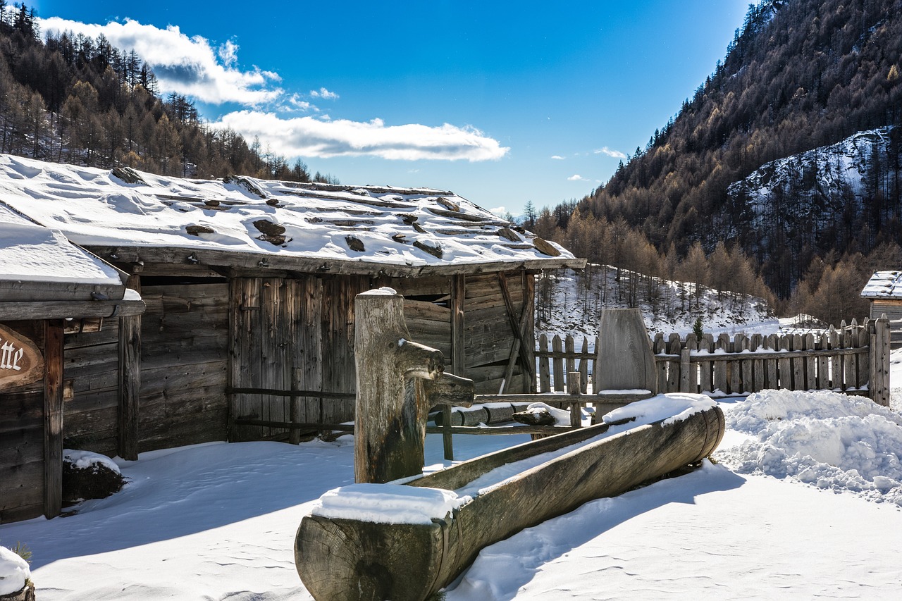 Den Winter verbringen in der Ferienunterkunft