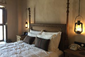 Das Schlafzimmer in unserer Unterkunft